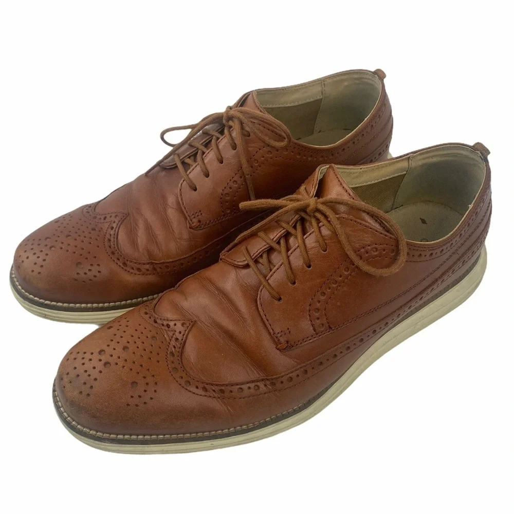 Cole Haan Grand Long Wingtip Oxford Shoes